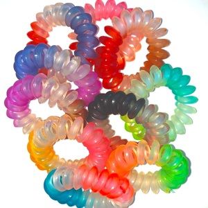 100 Tye Dyed Multi-Use Spiral Ties (Tech + Style)